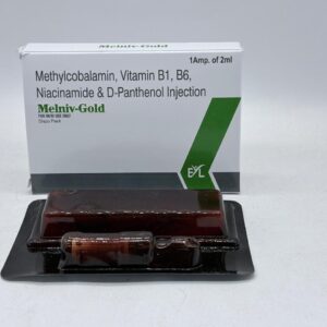 MELNIV-GOLD (Methylcobalamin, Vitamin B1, B6, Niacinamide & D-Panthenol Injection) | Edward Young Labs