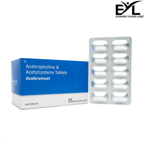 Acebromust - Acebrophylline & Acetylcysteine Tablets