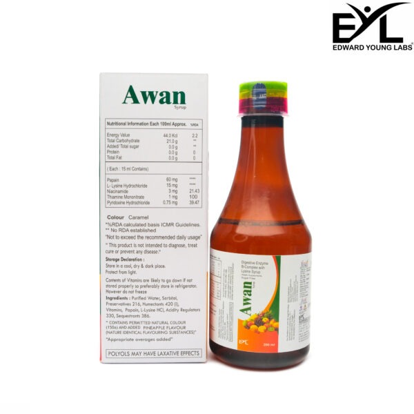 Awan Syrup Sugar Free | Edward Young Labs