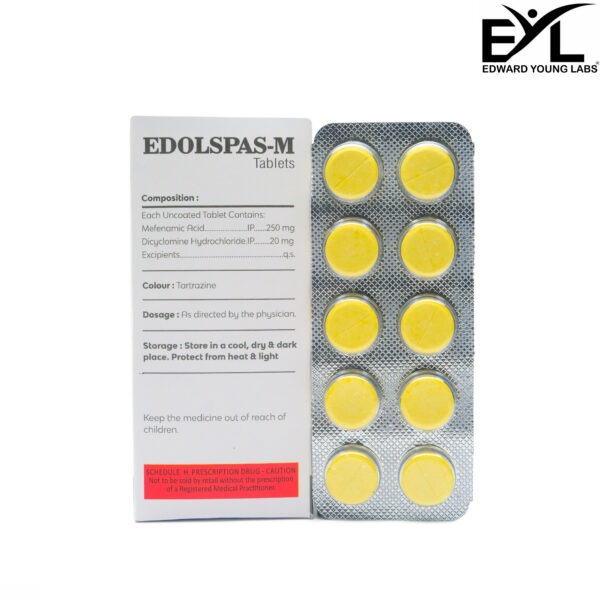 EDOLSPAS-M Tablets | Edward Young Labs