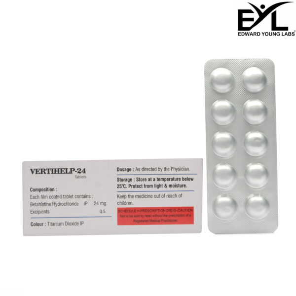 VERTIHELP-24 Tablets | Edward Young Labs