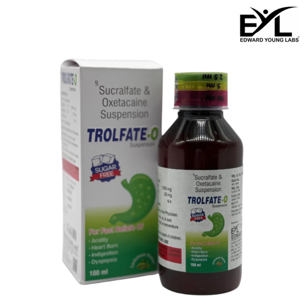 TROLFATE-O (Sucralfate & Oxetacaine Suspension) | Edward Young Labs
