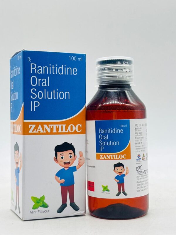 ZANTILOC Syrup (Ranitidine Oral Solution IP) | Edward Young Labs