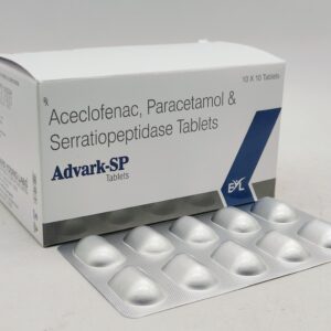 Advark-SP (Aceclofenac, Paracetamol & Serratiopeptidase Tablets) | Edward Young Labs