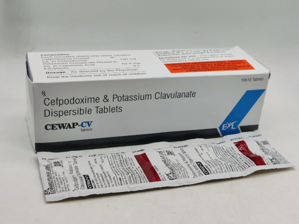 CEWAP-CV (Cefpodoxime & Potassium Clavulanate Dispersible Tablets ) | Edward Young Labs