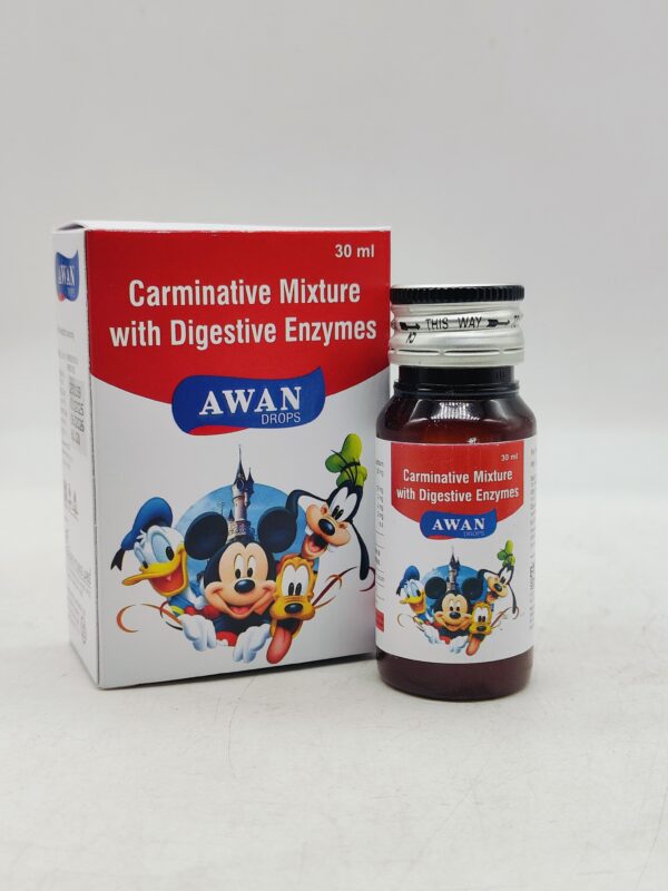 AWAN Drops (Carminative Mixture with Digestive Enzymes) | Edward Young Labs