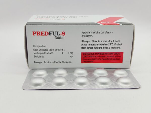 PREDFUL-8 (Methylprednisolone Tablets IP 8 mg) | Edward Young Labs