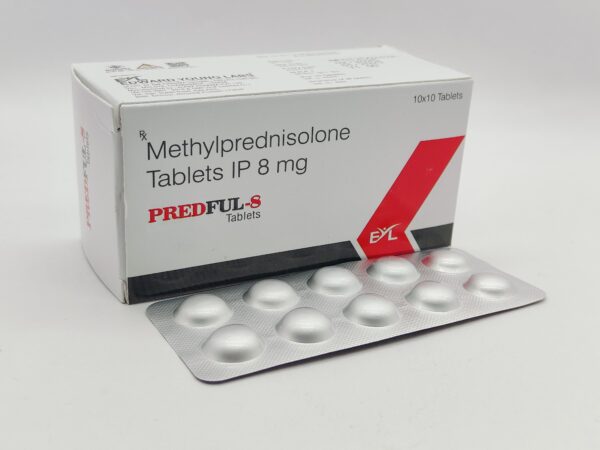 PREDFUL-8 (Methylprednisolone Tablets IP 8 mg) | Edward Young Labs