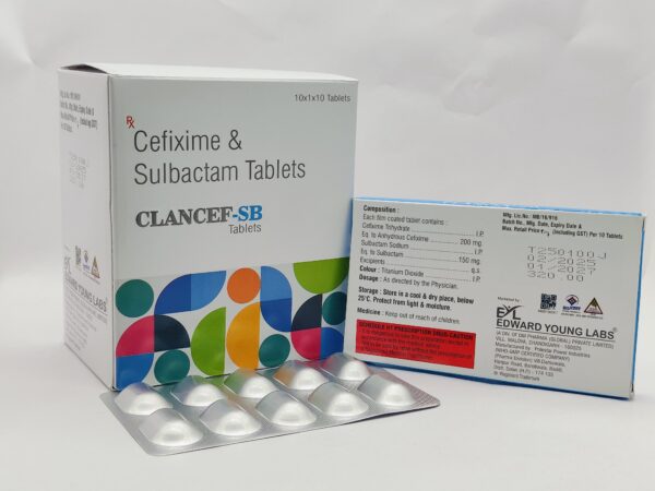 CLANCEF-SB (Cefixime & Sulbactam Tablets) | Edward Young Labs