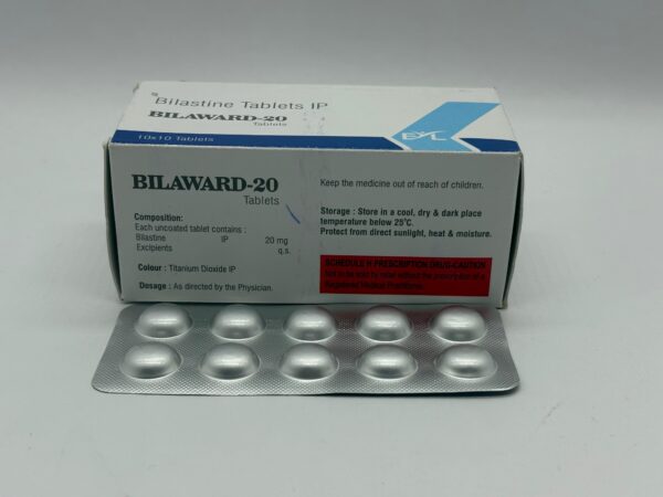BILAWARD-20 (Bilastine Tablets IP) | Edward Young Labs
