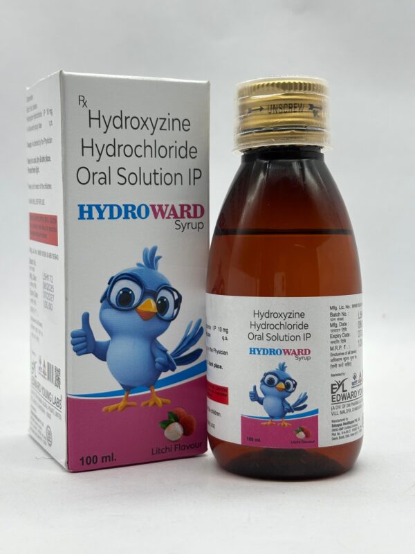HYDROWARD Syrup (Hydroxyzine Hydrochloride Oral Solution IP) | Edward Young Labs