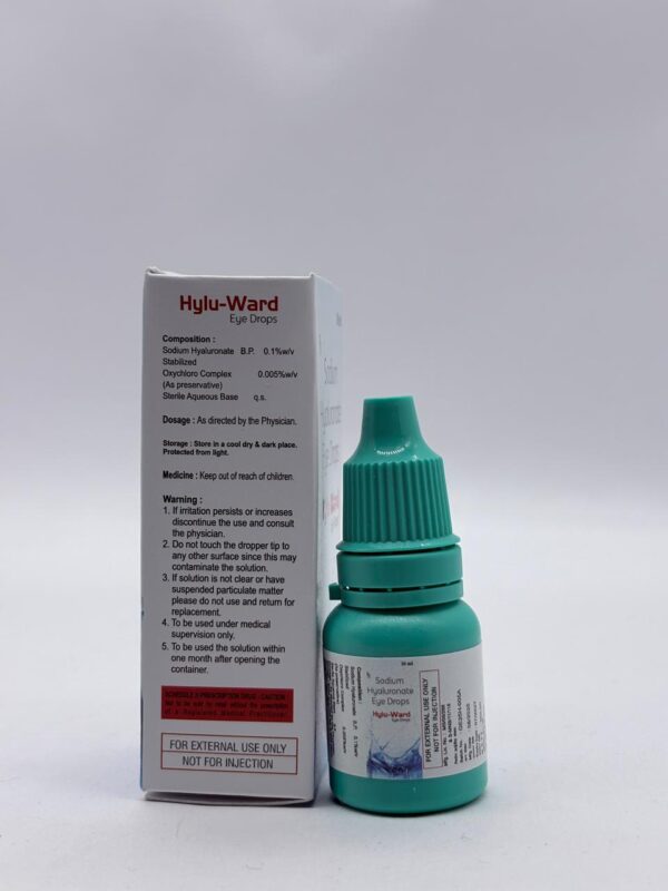 Hylu-Ward Eye Drops composition