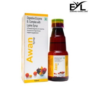 AWAN (Digestive Enzyme B. Complex with Lysine Syrup) | Edward Young Labs